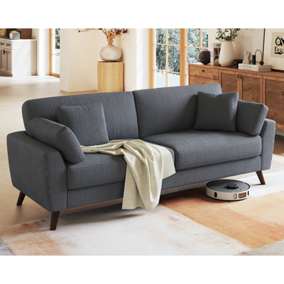 Margerette 86'' Modern Sofa 3 Seater Sofa with Upholstered -  Corrigan StudioÂ®, 096EE3E547CD4393A68F7EFA98035728