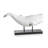 Coastal White Whale Sculpture on Stand (15" Wide)-1473276649