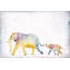 «Elephant Trek», reproduction sur toile tendue-1485750465