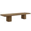 Table de salle à manger/conférence Giulia extensible, rectangulaire, plateau en bois massif, 284 cm à 406 cm-513537375