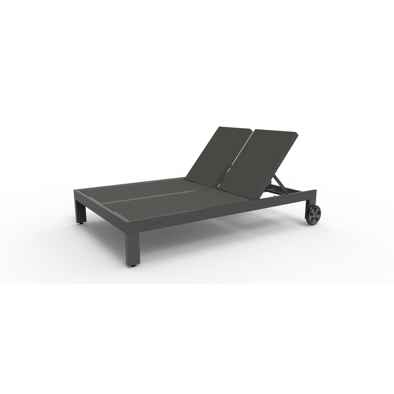 Georgie 55" Patio Double Chaise Lounge