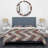 Brown and Grey Patchwork - Abstract Duvet Cover Set - Microfiber Polyester-1017965014