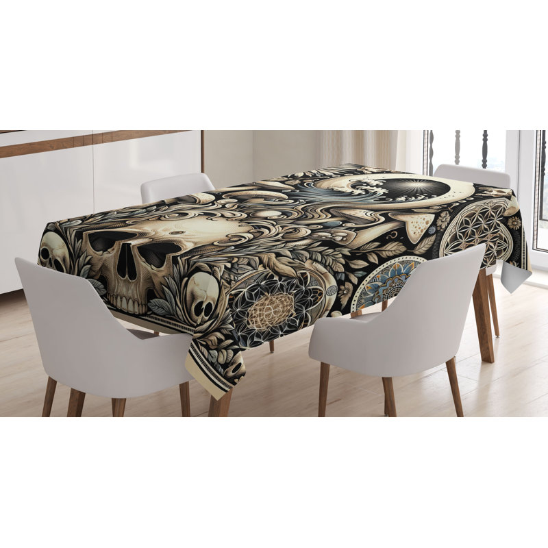 Ruella Rectangle No Pattern Microfiber Tablecloth, 84" Rectangle