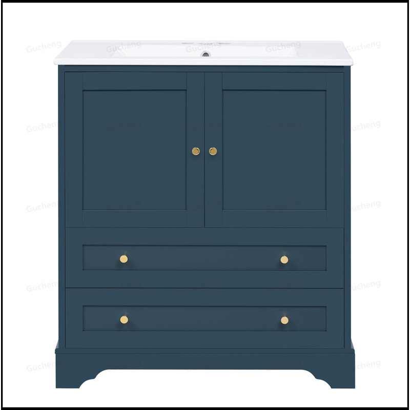 Meuble-lavabo 30 po avec lavabo en céramique