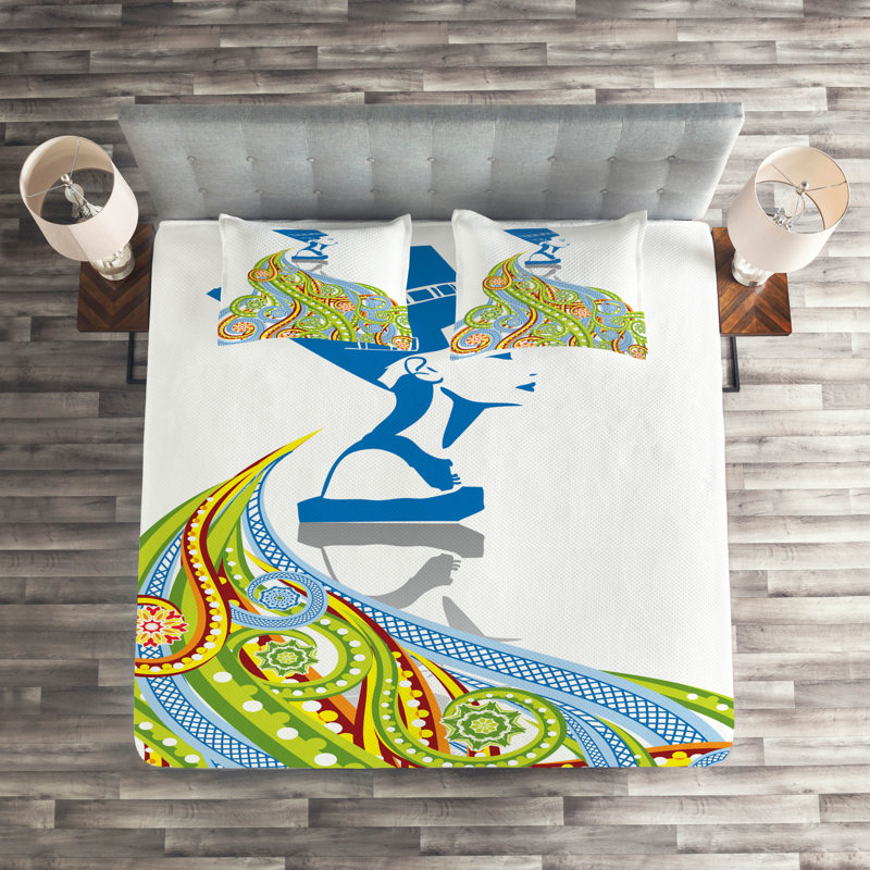 Eclectic Polyester Coverlet