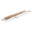 Melvin Color 2-7/8" x 26-1/2" Porcelain Wood Look Subway Wall & Floor Tile