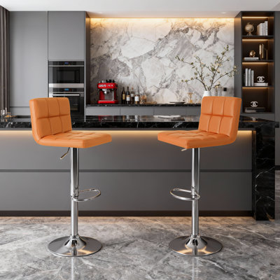 Stallcup Swivel Adjustable Height Bar Stool