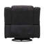 Fauteuil inclinable noir pivotant