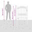 104 cm W Steel Gate Fencing-121122511