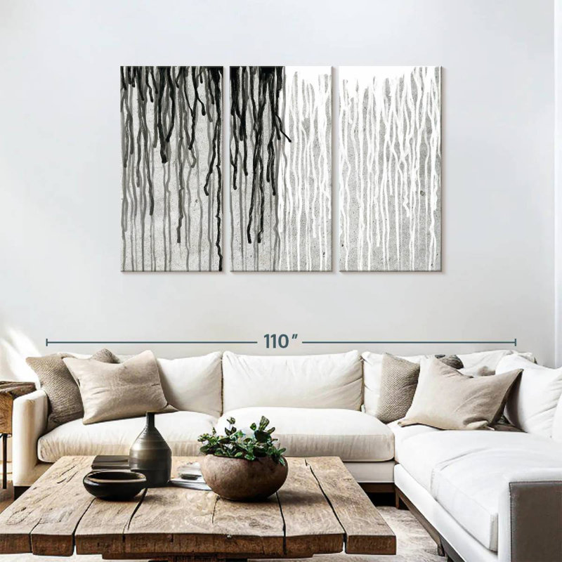 Avery BW Paint Drip, 48" H x 74" W