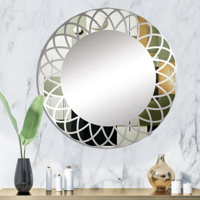 Claythorne - Miroir mural moderne rond