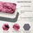 Ultra-Non-Slip, Ultra-Fluffy Tie-Dye Deep Red Silk-Blend Carpet Pet-Friendly Perfect for Nurseries, Living Rooms, Bedrooms, and Apartments-2126305638