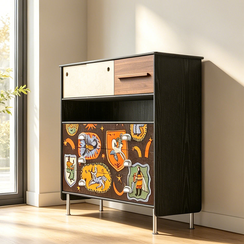 French Simple Style Accent Cabinet