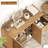 37.4'' Rattan Buffet Cabinet with Storage, Kitchen Small Sideboard Cabinet with Door and 3 Drawers, Floor Storage Cabinet for Dining Room, Living Room