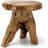 14" Tall Multi-functional Tree Stump Stool, Live Edge Side Table, Plant Stand & Nightstand