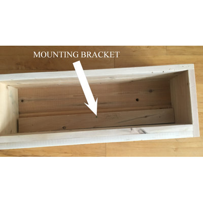 Nevels Handmade Wood Window Box Planter