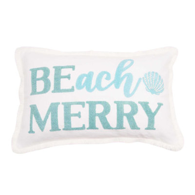 Coussin lombaire 14 po x 22 po Beach Merry