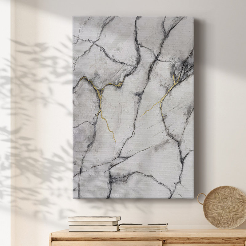 Marbre blanc I, H 60 po x l 40 po