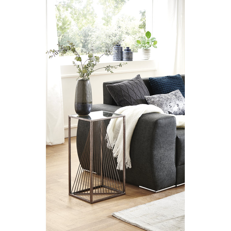 Apollonia glass side table
