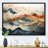 Abstract Orange And Blue River Ink III - Abstract Marble Canvas Art-119867786-97057272-97057278