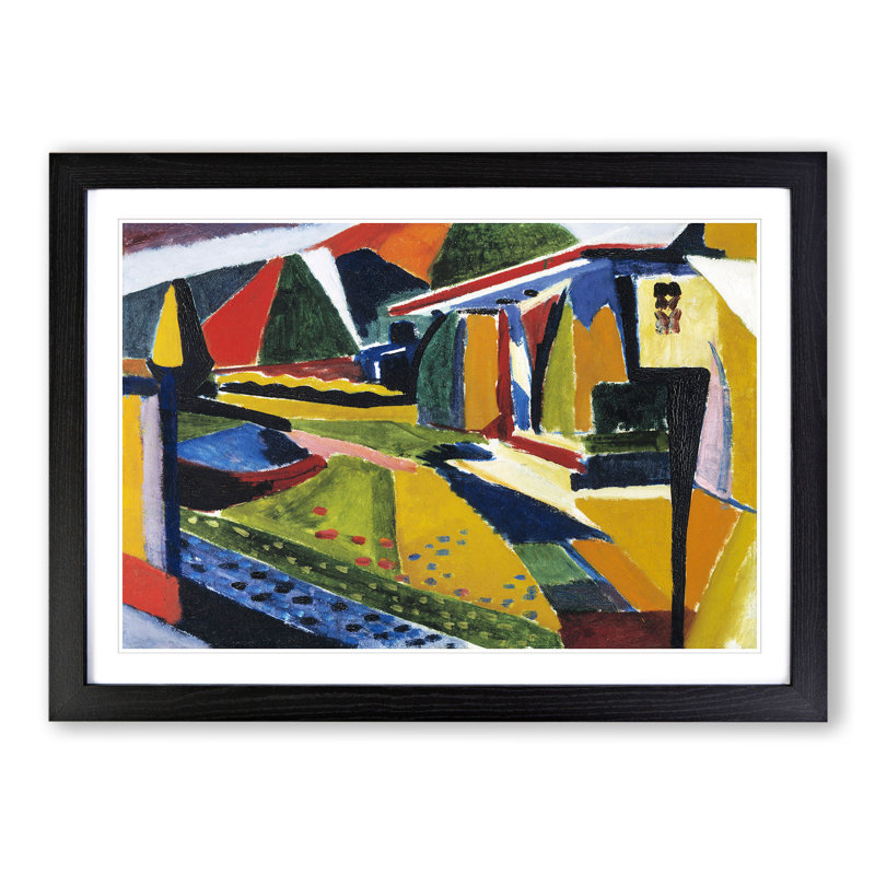 Home Garden Vol.1 by Henry Lyman Sayen - Picture Frame Painting, Black Framed, 27cm H x 36cm W x 2cm D
