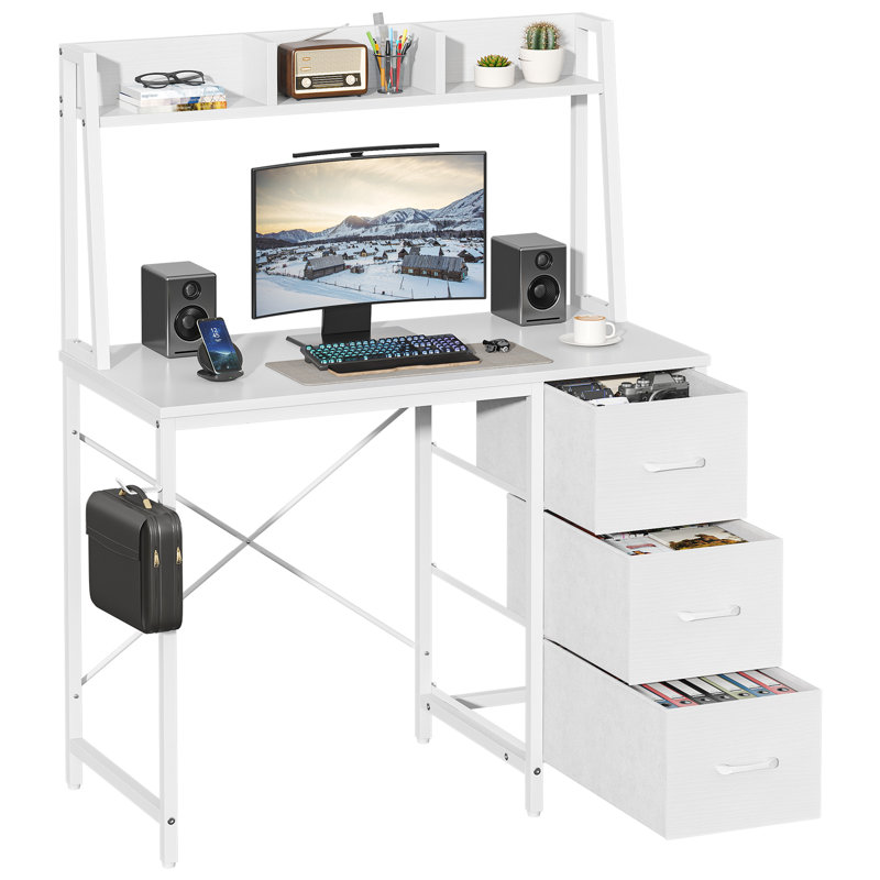 Computer Desk, White