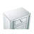 ACME Nysa Accent Table, Faux Crystals
