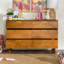 Augie 6 Drawer 132Cm W Solid Wood Double Dresser-647420669