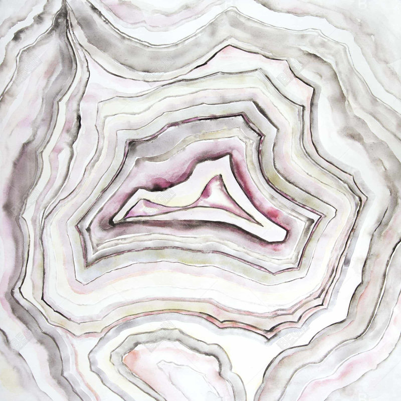 Geode - 16"x16" Throw pillow cover - Poly twill - Print on demand, 16" x 16", Pillow Cover Only - No Insert