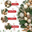 Couronne de Noël Prelit, guirlande de Noël artificielle 24 po
