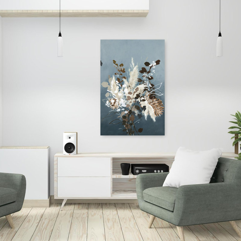 Feuilles lumineuses 3, art contemporain abstrait, H 36 po x l 24 po
