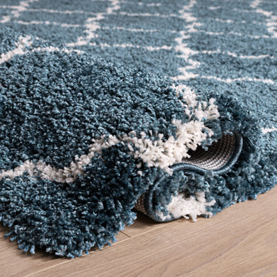 Darrold Hudson Shag Performance Geometric Rug