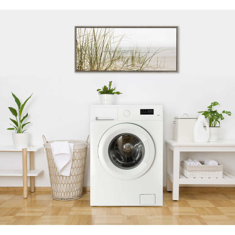 «Calming Beach Grass» par The Creative Bunch Studio, reproduction d'art sur toile encadrée