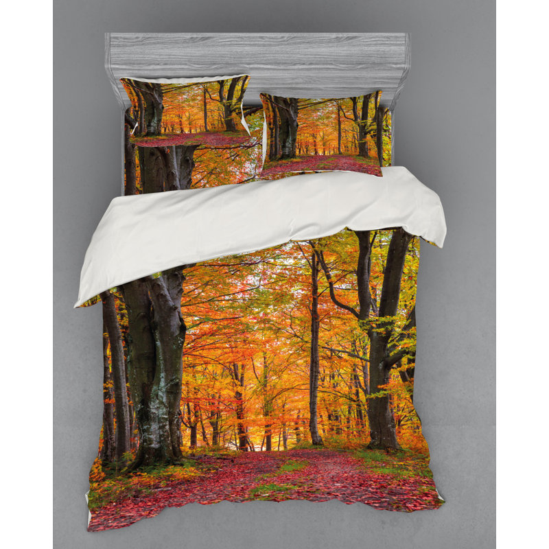 Rustic Polyester Duvet Cover, Queen Duvet Cover + 3 Additional Pieces