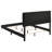 Black Upholstered Queen Panel Bed-1627473132