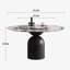 Retro Faux Marble Round Dining Table-103104994