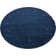 Handwoven Wool Gabbeh Uni Blue Rug