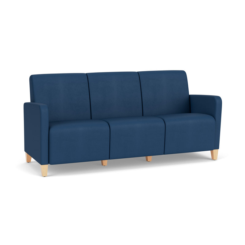 Fauteuil de réception 3 places Ravenna, Bois naturel, Patriot Plus Blue Ridge