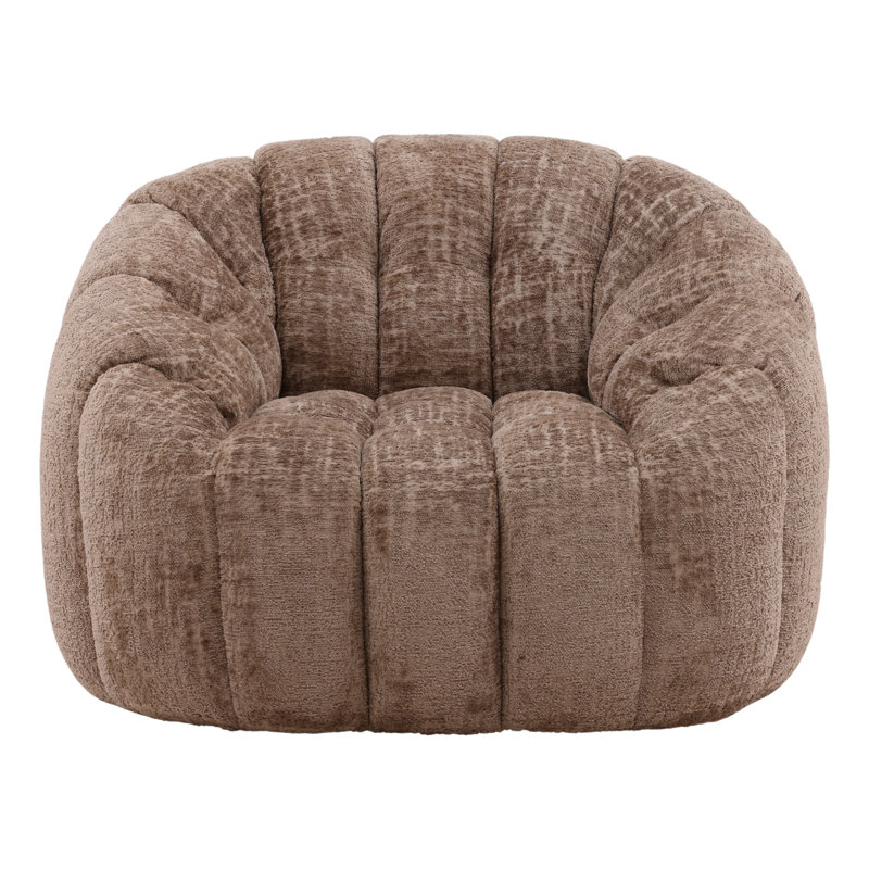 Rume Swivel Chair, Brown