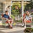 Harper 6 - Person Outdoor Seating Group with Cushions and Solar Powered Coffee Table-482057042