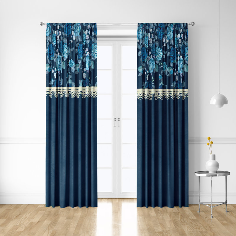 Semi Sheer Curtain Pair, 20" W x 52" L