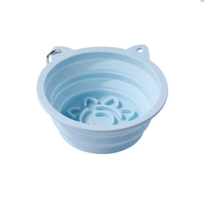Bol pour animaux 3-en-1 pliable en silicone
