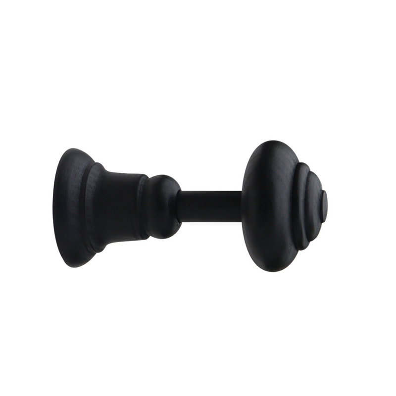 Wood Curtain Holdback/Tieback, Black