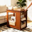 Table d'appoint mobile en bambou