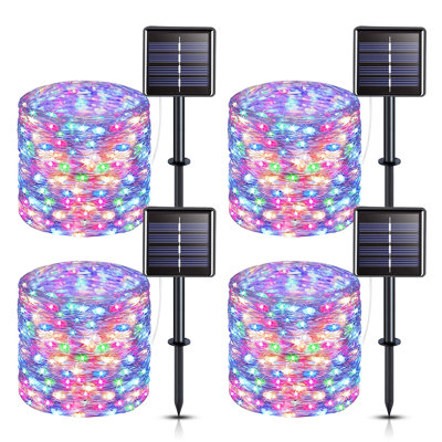 Baird 200 - Bulb 0.65'' Solar Powered LED Fairy String Light