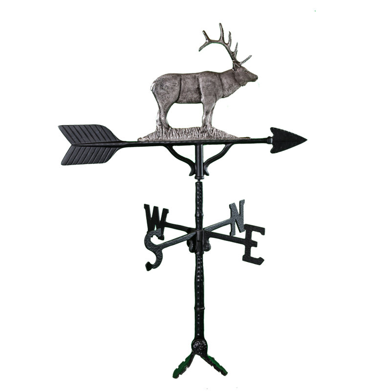 32'' H Animals Weathervane, Swedish Iron