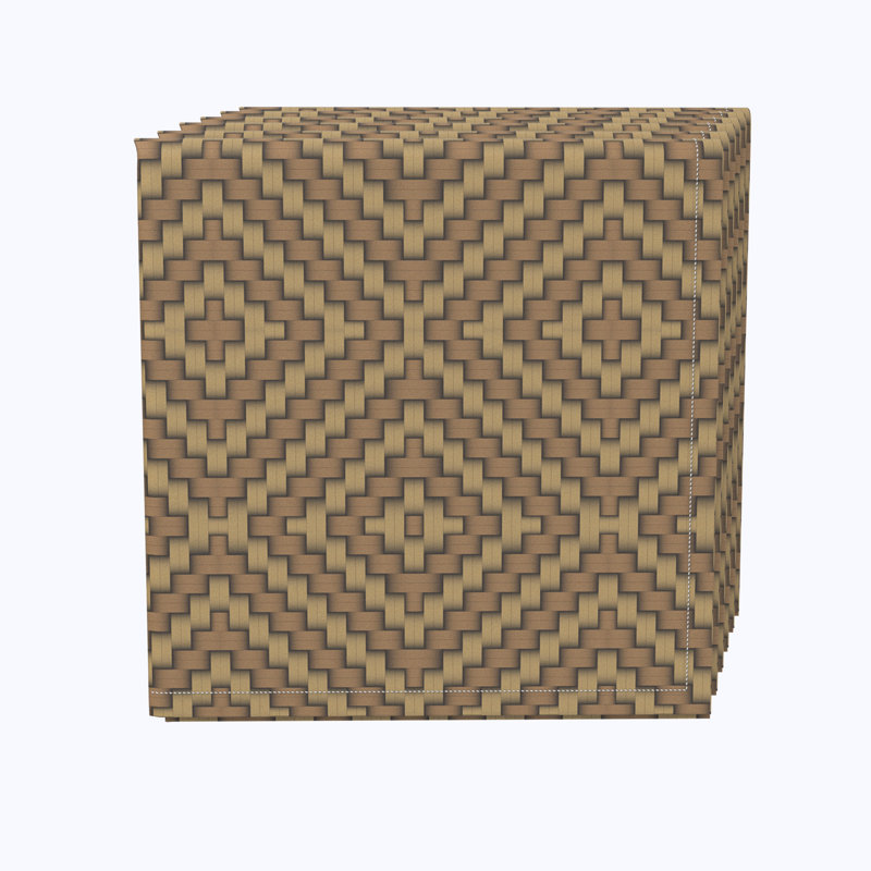 Polyester Geometric Square Napkin