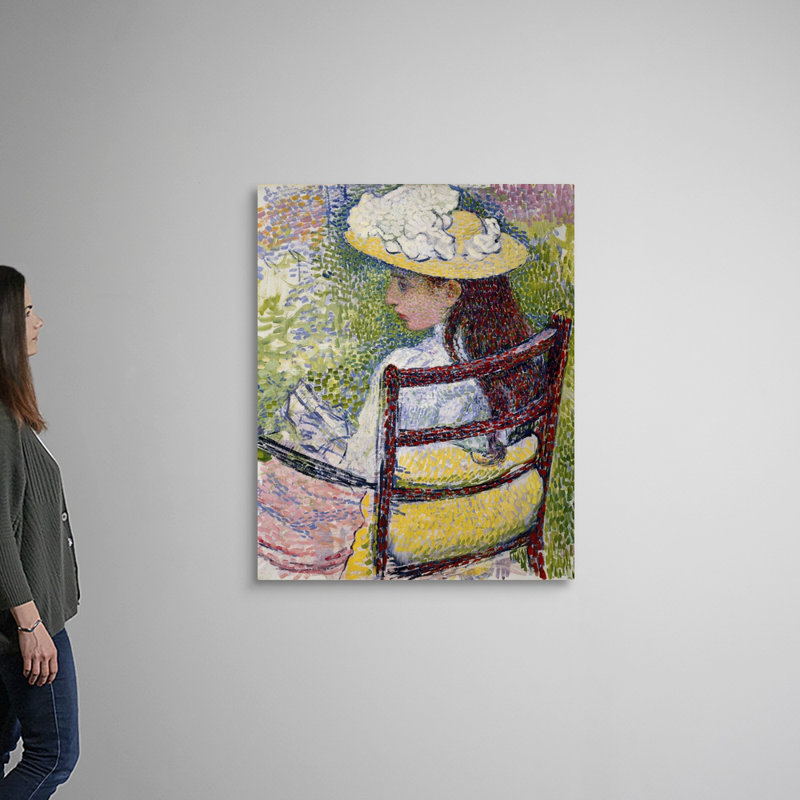 Reproduction d'art sur toile, Toile tendue, H 45 po x l 36 po x P 1,25 po