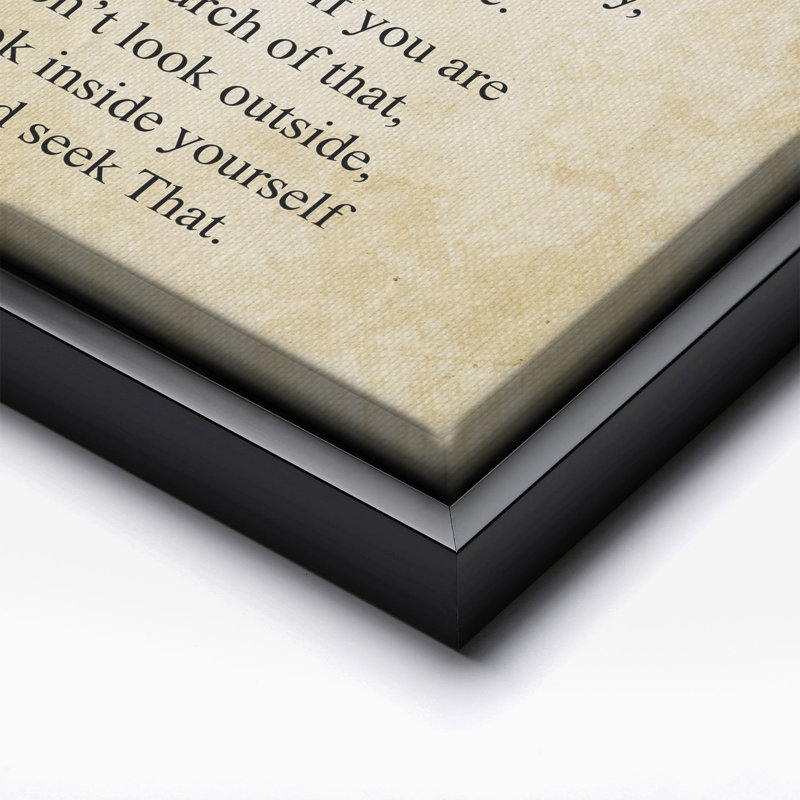 Rumi Poem, Black Framed, Canvas, 24"H x 32"W