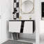 Meuble-lavabo simple 39,6 po avec comptoir en céramique Berenisse